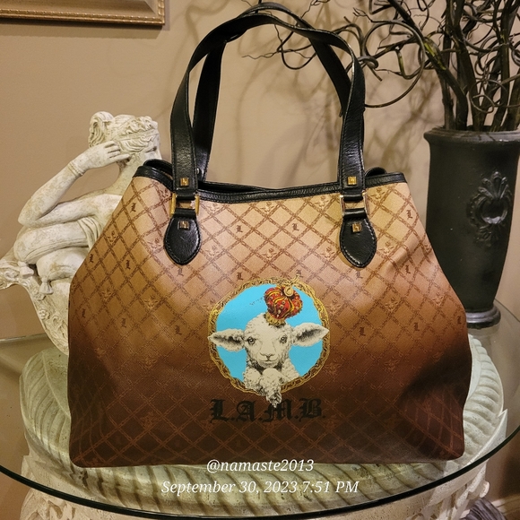 L.A.M.B. by Gwen Stefani Kingsvale Crown Signature Shoulder Tote Bag Luxury #527 - Picture 13 of 16